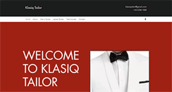 Desktop Screenshot of klasiqtailor.com